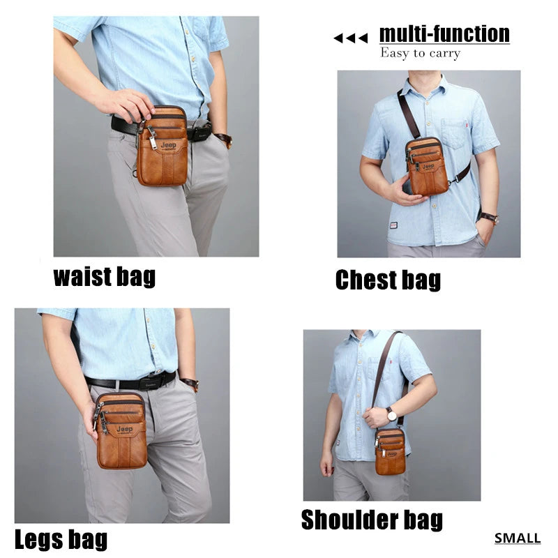 JEEP BULUO  Small Multi-function Sling Chest Bag