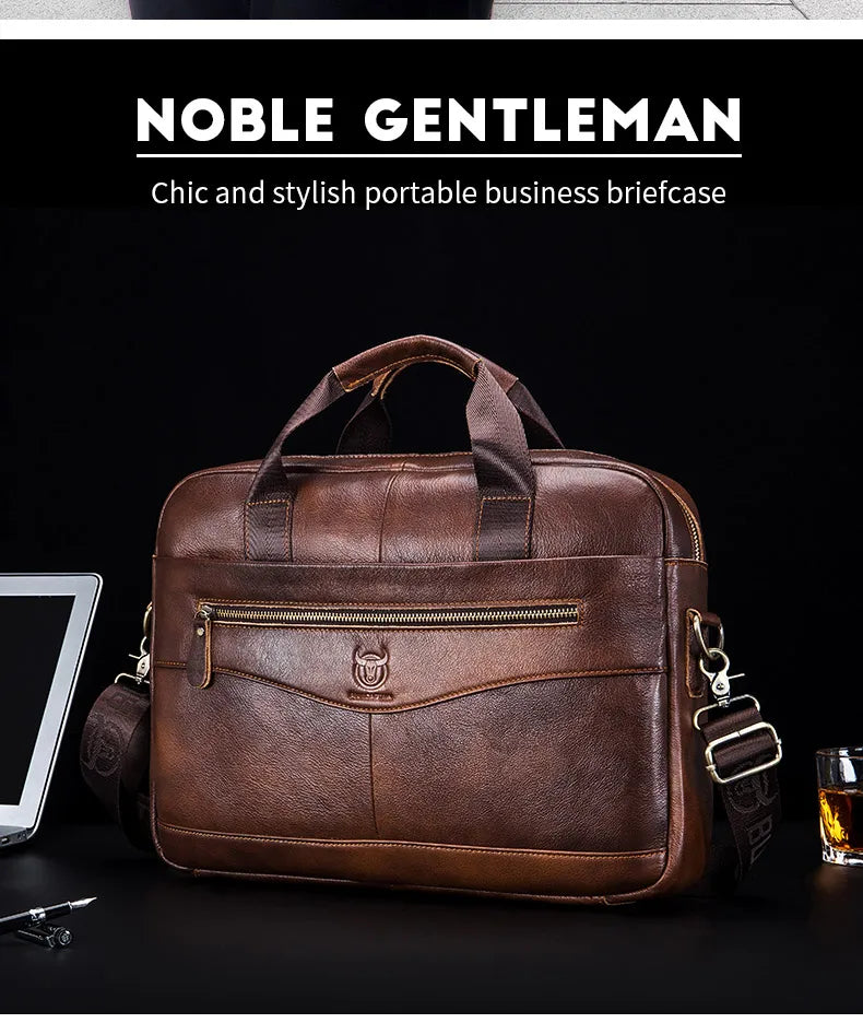 BULLCAPTAIN Briefcase Shoulder Messenger Bags