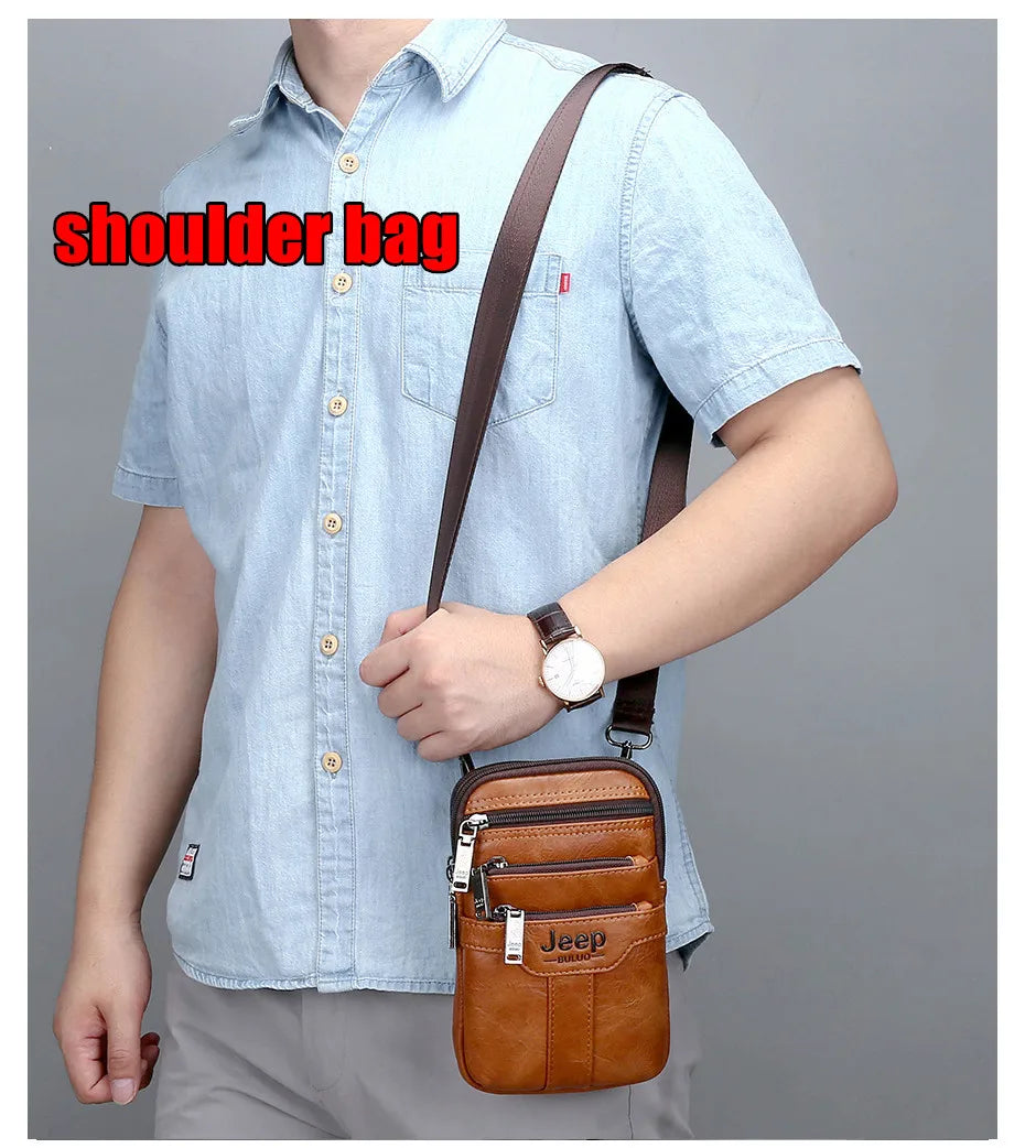 JEEP BULUO  Small Multi-function Sling Chest Bag