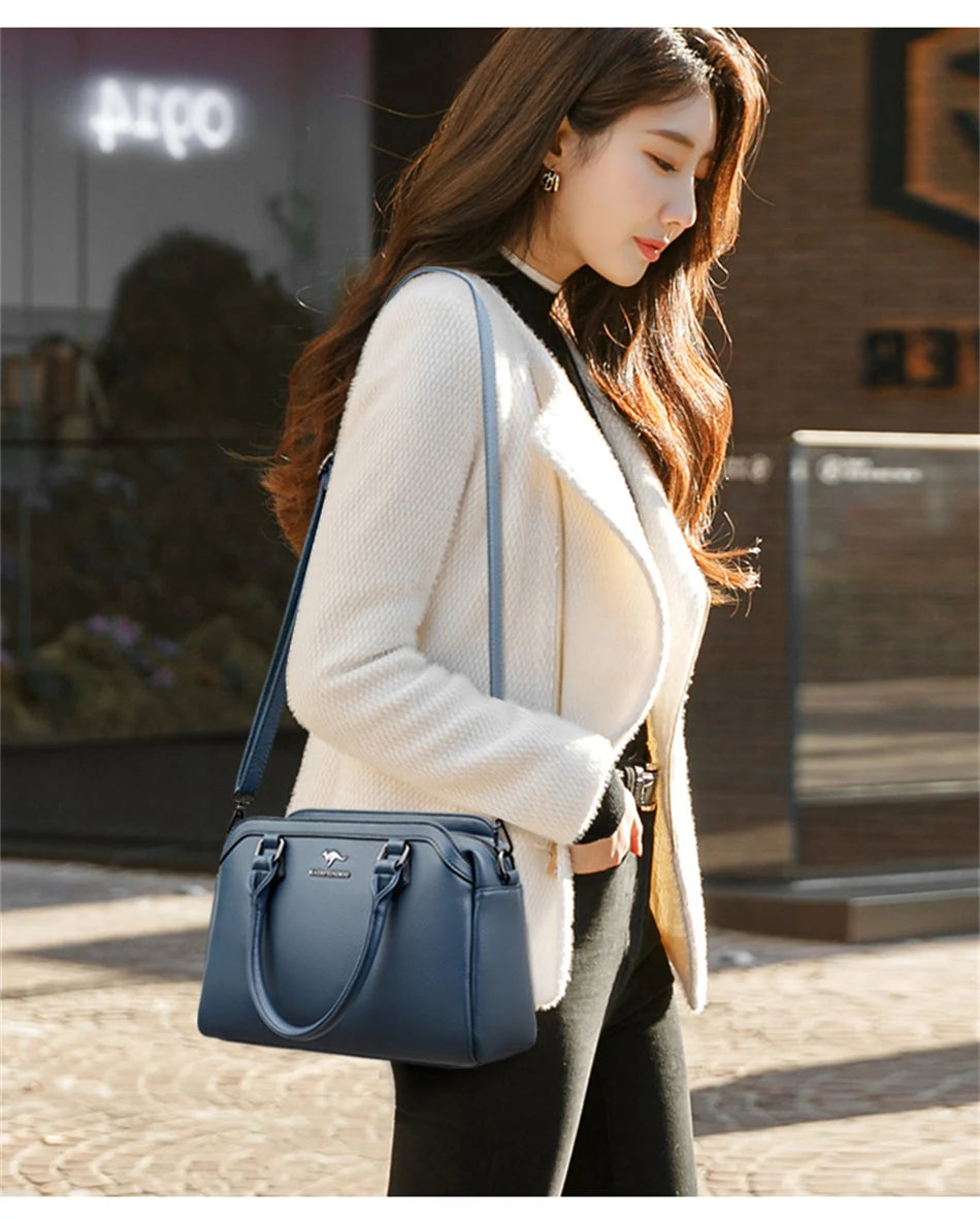 Classic Chic Leather Sac