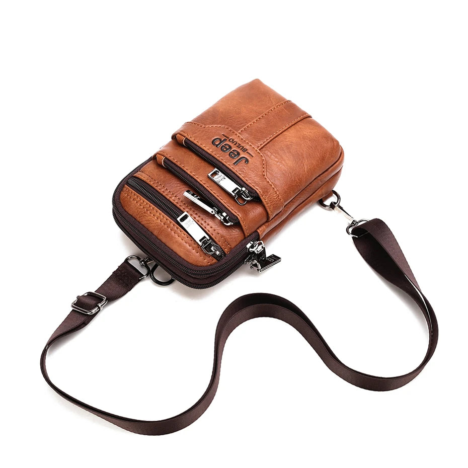 JEEP BULUO  Small Multi-function Sling Chest Bag