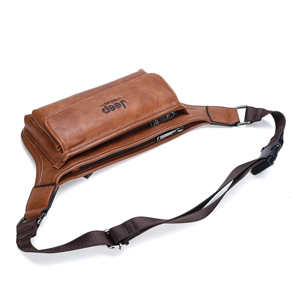 JEEPBULUO Men Waist Bag Pack