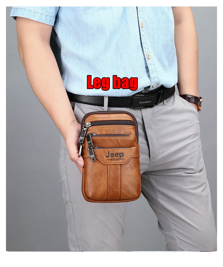 JEEP BULUO  Small Multi-function Sling Chest Bag