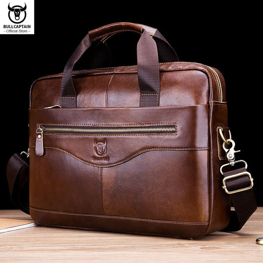 BULLCAPTAIN Briefcase Shoulder Messenger Bags