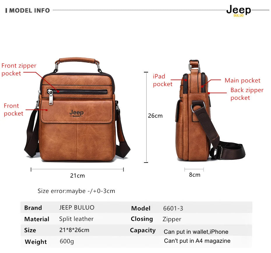 JEEP BULUO  Crossbody Shoulder Bags