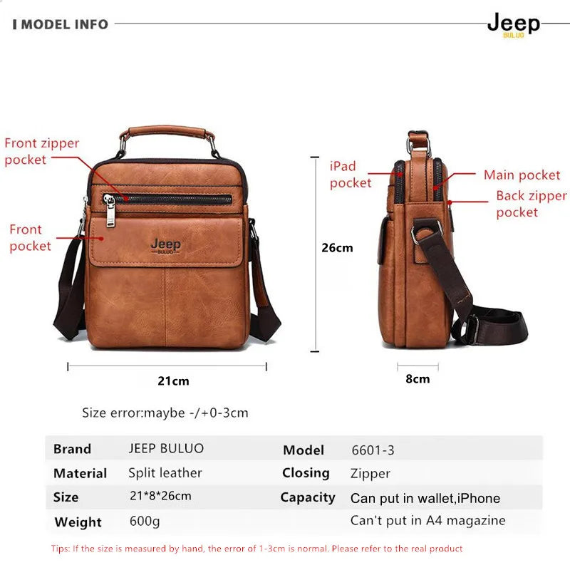 JEEP BULUO  Crossbody Shoulder Bags