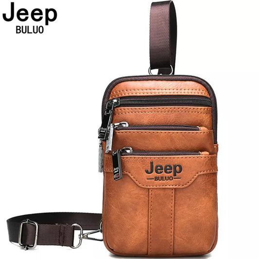 JEEP BULUO  Small Multi-function Sling Chest Bag