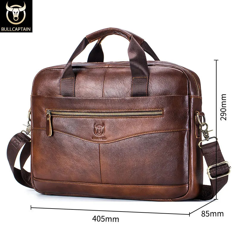 BULLCAPTAIN Briefcase Shoulder Messenger Bags